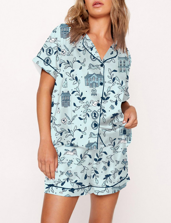 Women's Pride and Prejudice Pemberley Pajama Set