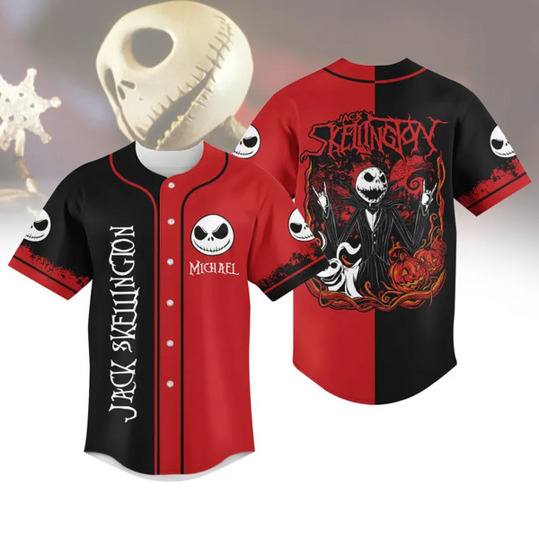 Halloween Oogie Boogie Baseball Jersey