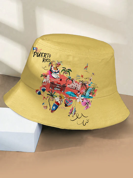 Puerto Rico Fun Print Hat（Best Seller）