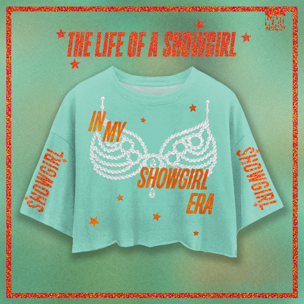 The Life Of A Showgirl Printed Umbilized T-shirt（01）