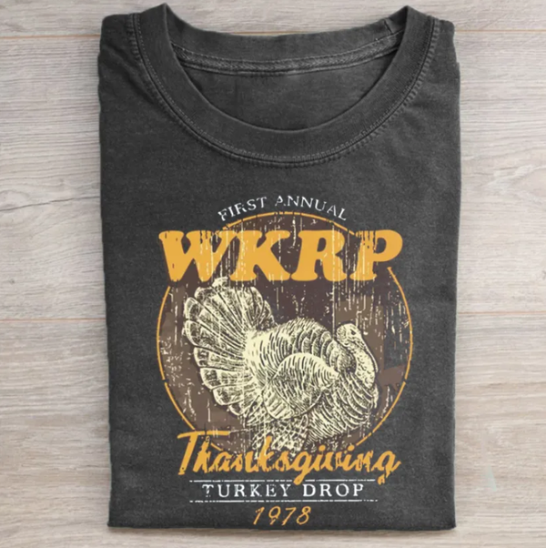 First Annual WKRP Thanksgiving Turkey T-Shirt