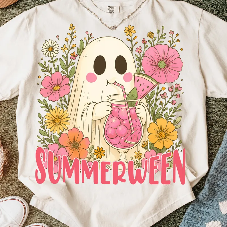 Ghost Summer Halloween Shirt