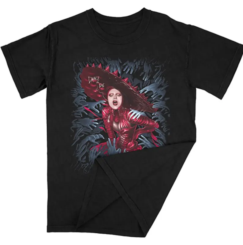 Lady Gaga Abracadabra by Jorge Serrano Art Graphic Tee