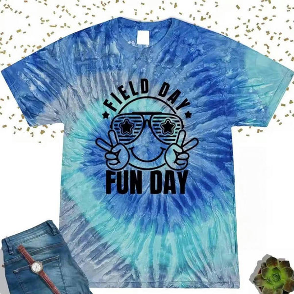 Field Day Fun Day Tie Dye Shirts