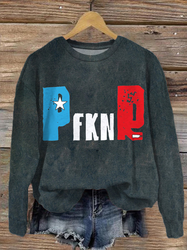 Sudadera con diseño de Pfknr de Puerto Rico 