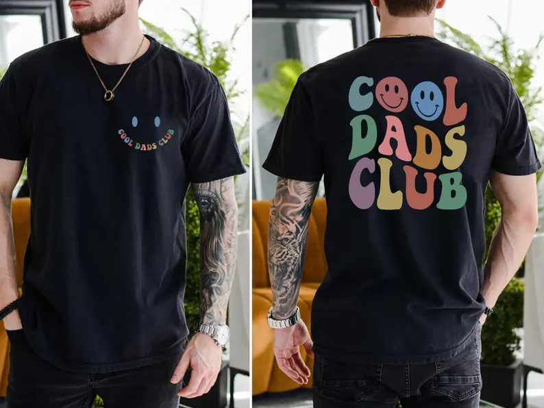 Camiseta retro con estampado de diálogo divertido 