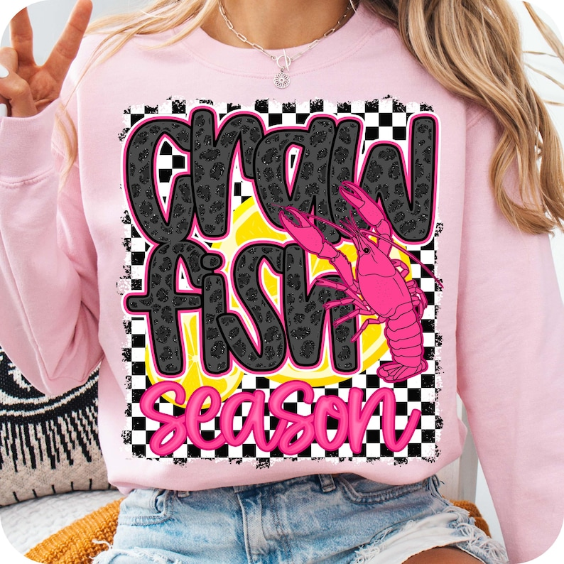 Crawfish Season Preppy Sweatshirt