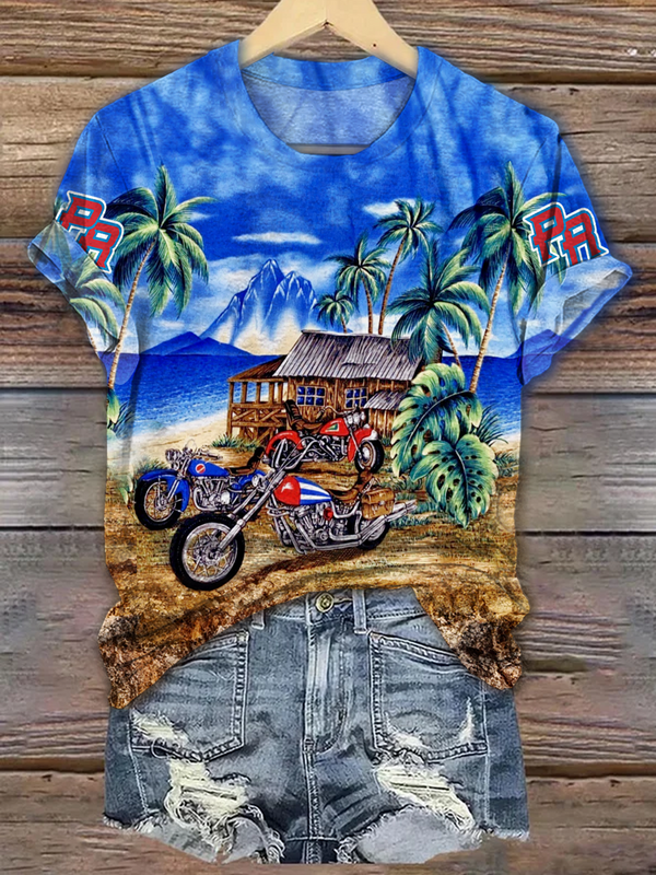 Puerto Rico Crew Neck T-shirt（03）