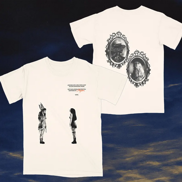 Lady Gaga Dueling Twins MAYHEM Art Graphic Tee T-shirt