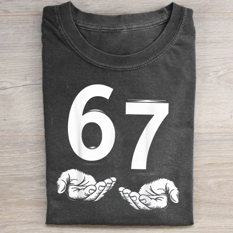 Six Seven 6 7 Meme Funny T-shirt