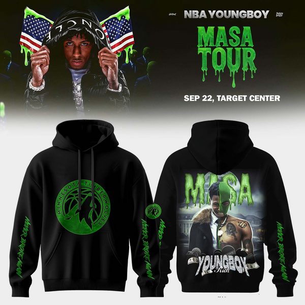 NBA Young Boy: MASA Tour Merch Hoodie