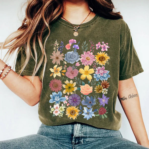 Watercolor Flower T-shirt