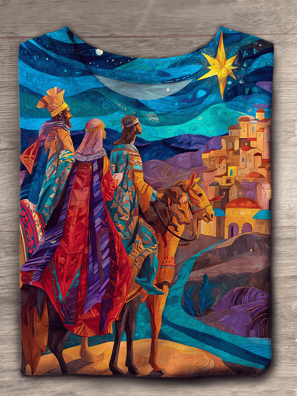 Puerto Rico Coquito and Three Kings Printed T-shirts