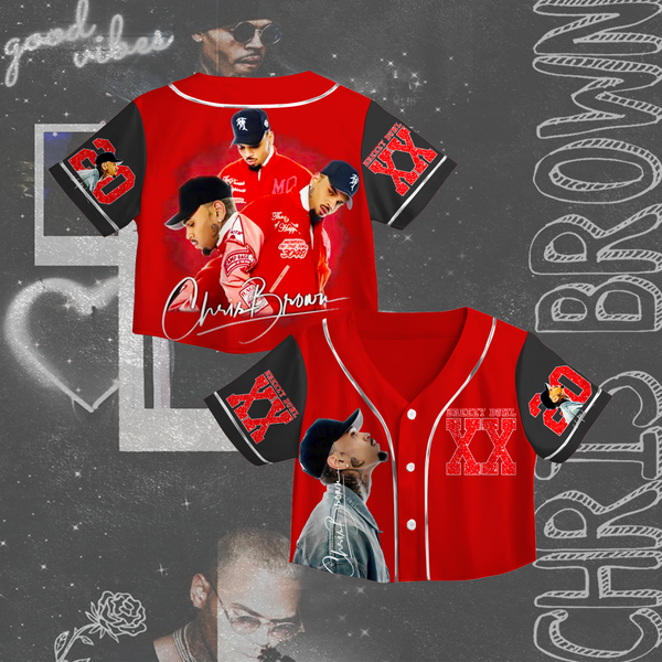 Chris Brown Tour Crop Top Jersey