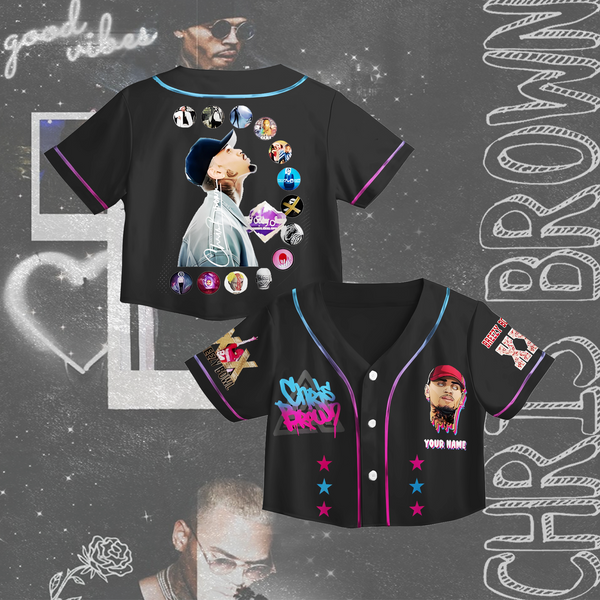 Chris Brown Tour Crop Top Jersey（17）
