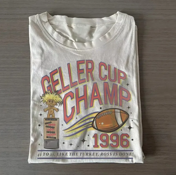 Geller Bowl 90s Nostalgia T-shirt