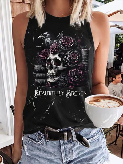 Jelly Roll Beautifully Broken Tour Music Print Tank Top