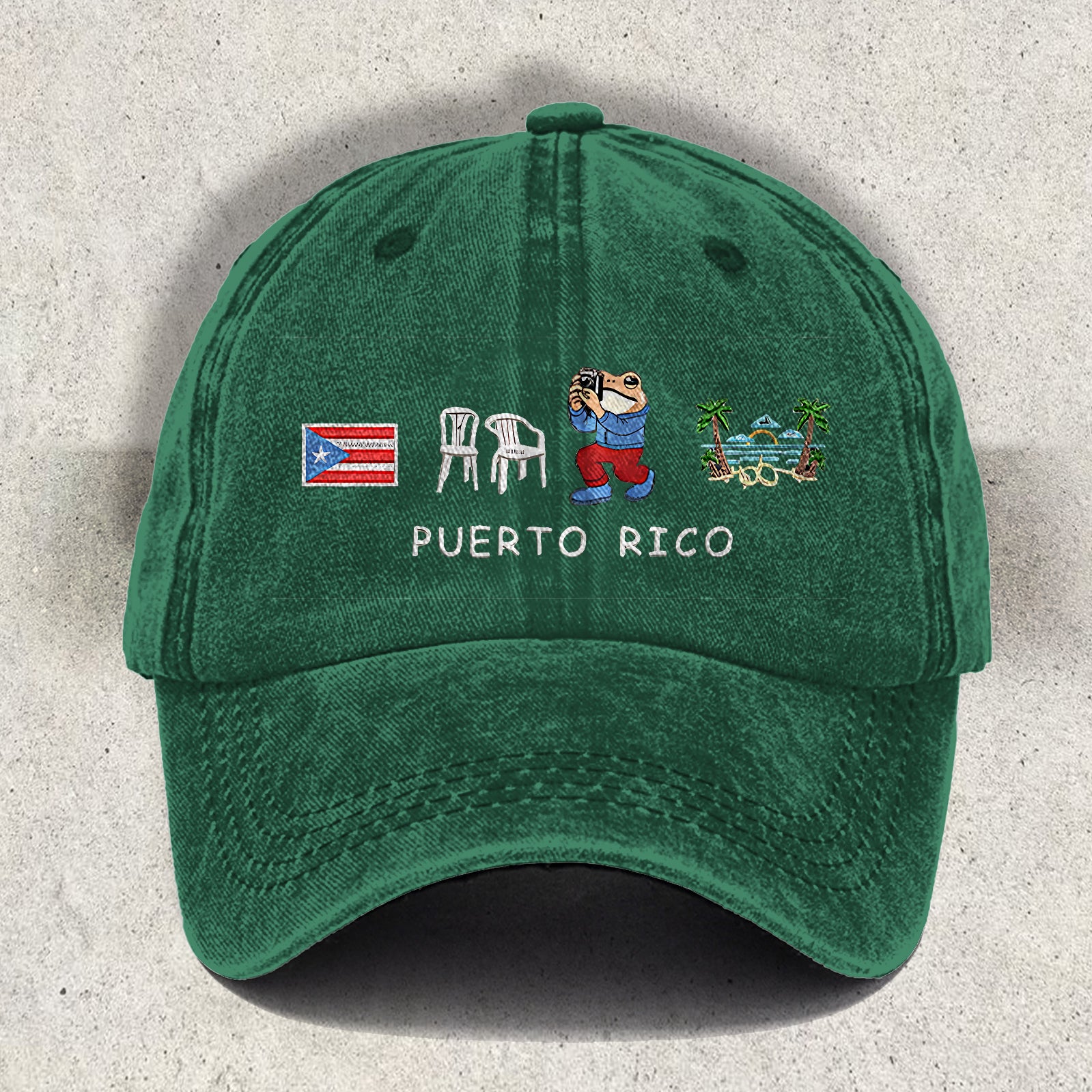 Puerto Rico Fun Print Hat（Best Seller）
