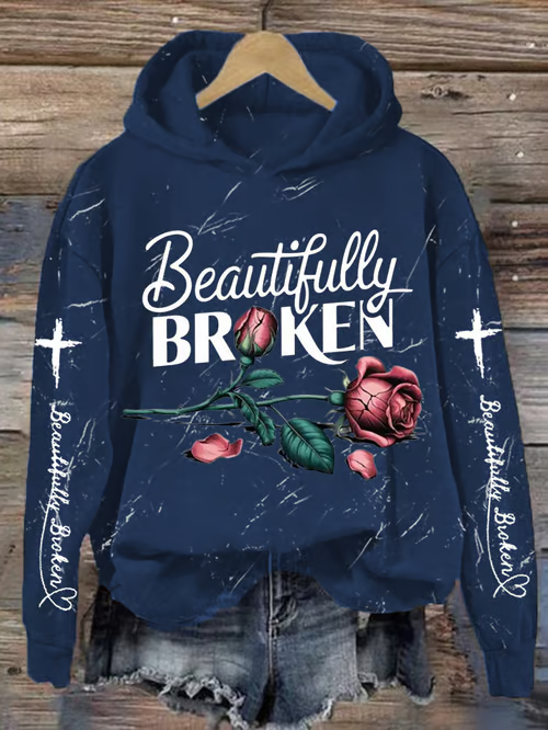 Sudadera con capucha y estampado de manga larga Badbunny de Dtmf 