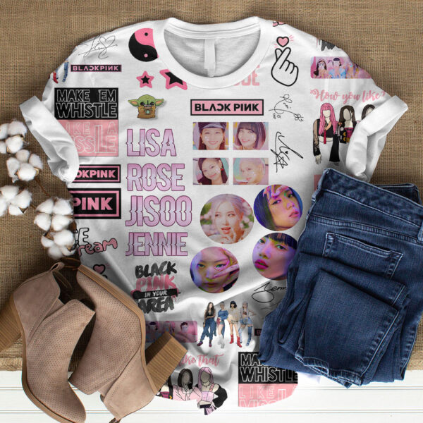 Black Pink World Tour 2025 Unisex T-Shirt（25）