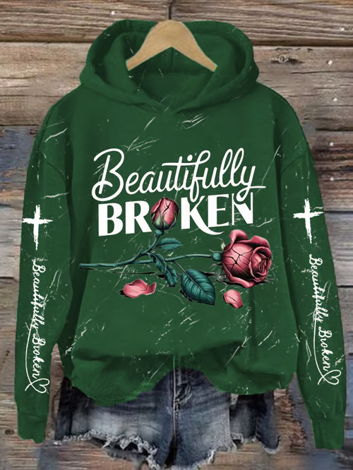 Sudadera con capucha y estampado de manga larga Badbunny de Dtmf 