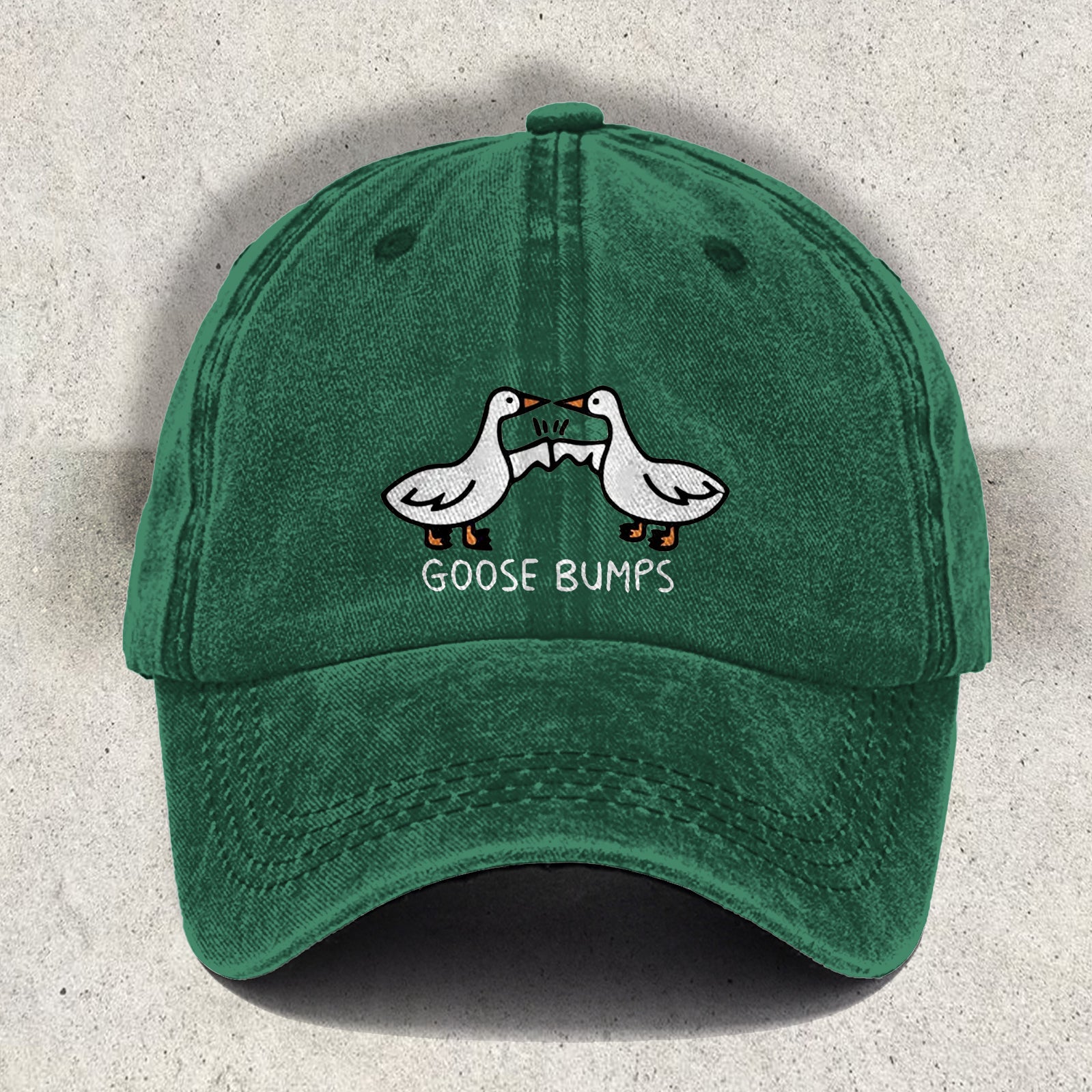 Goose Bumps Print Baseball Cap