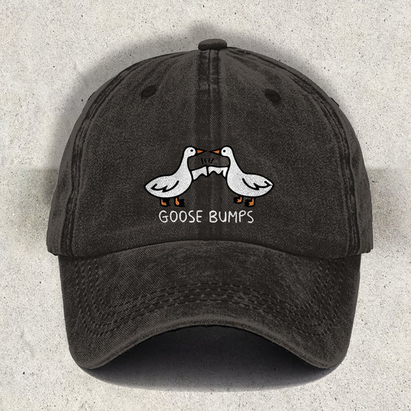 Goose Bumps Print Baseball Cap