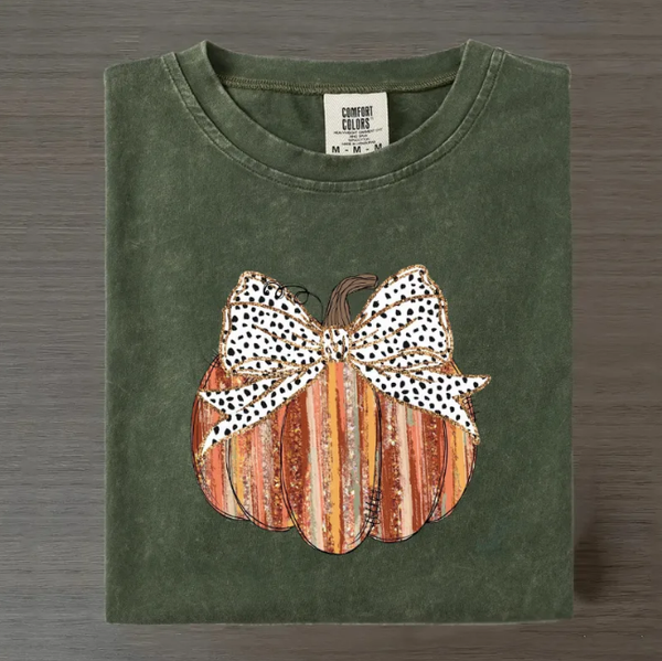 Fall Leopard Pumpkin T-Shirt