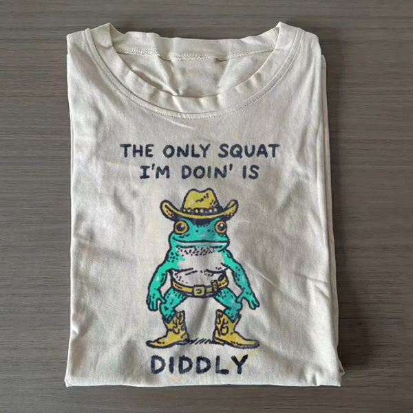 Funny Cowboy Frog Meme T-shirt