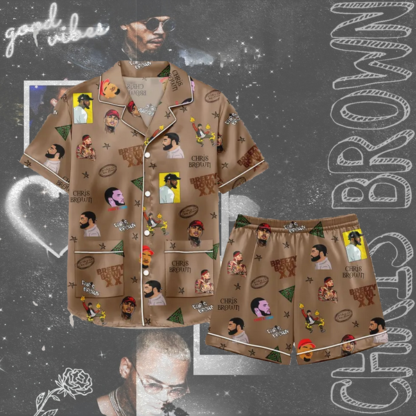 Chris Brown Inspired Pajama Set