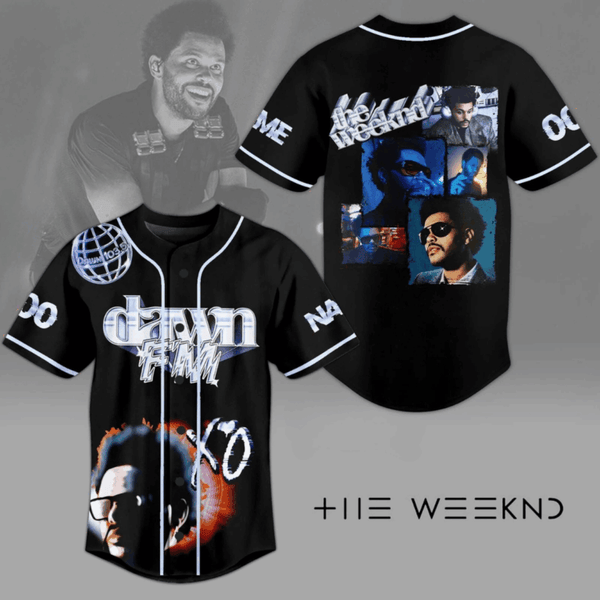 The Weeknd 2025 Tour Baseball Jersey（01）
