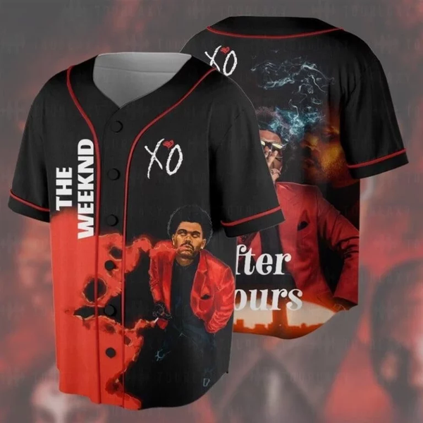 The Weeknd Tour Baseball Jersey For Fans（05）