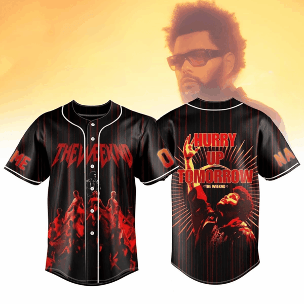 The Weeknd Tour Baseball Jersey For Fans（06）