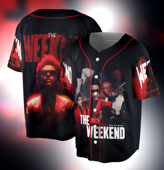 The Weeknd Tour Baseball Jersey For Fans（07）