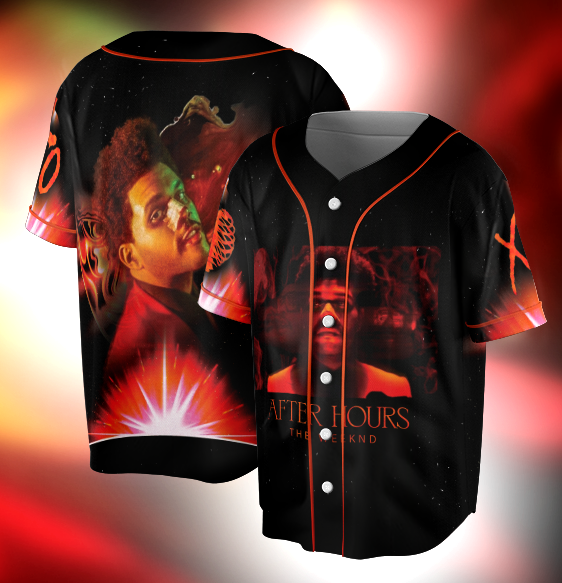 The Weeknd Tour Baseball Jersey For Fans（08）