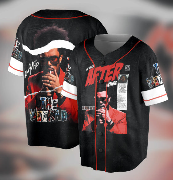 The Weeknd Tour 2025 Baseball Jersey（11）