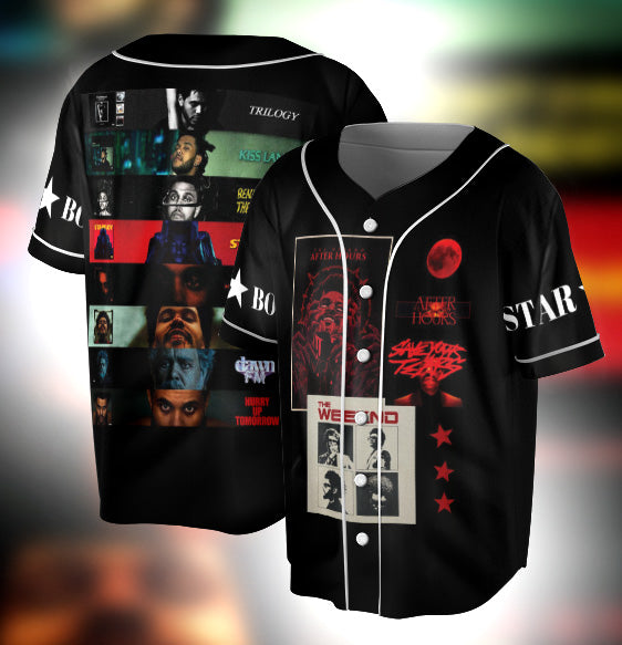The Weeknd Baseball Jersey（19）