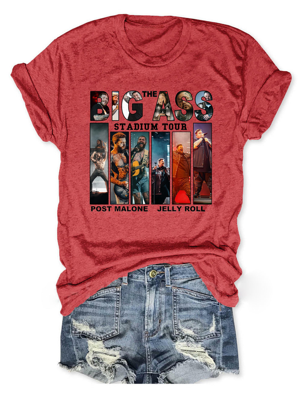 Post Malone The Big Ass Stadium Tour 2025 Shirt
