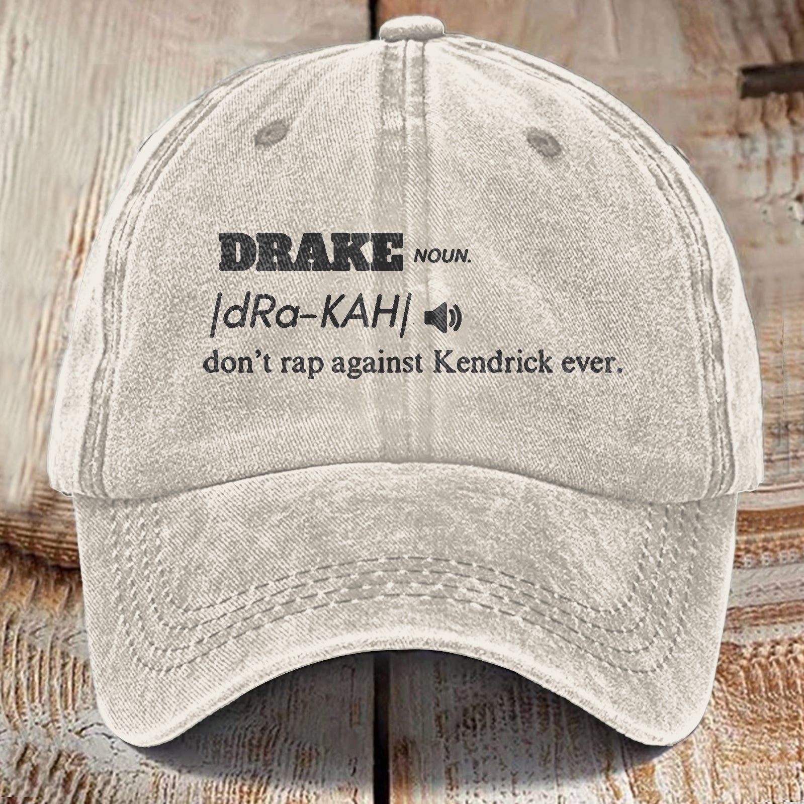 Drake Don't Object Kendrick Print Baseball Cap