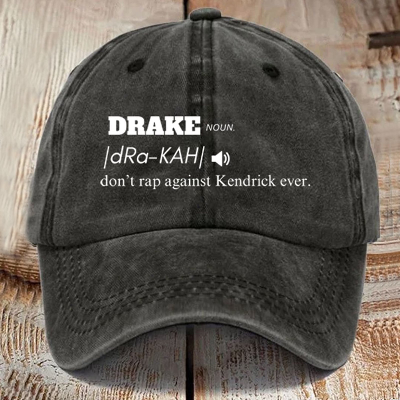 Drake Don't Object Kendrick Print Baseball Cap