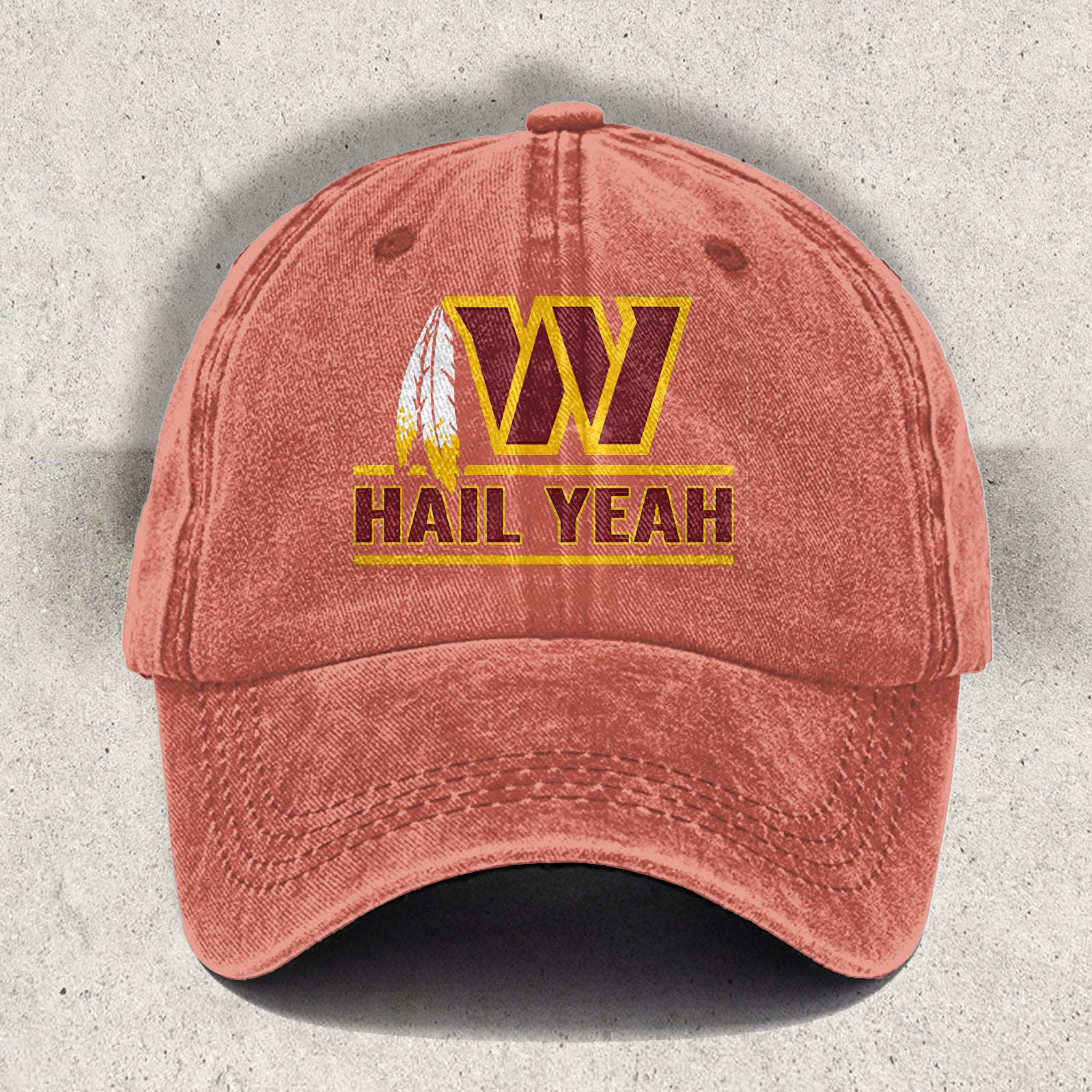 Washington Commander Print Baseball Cap