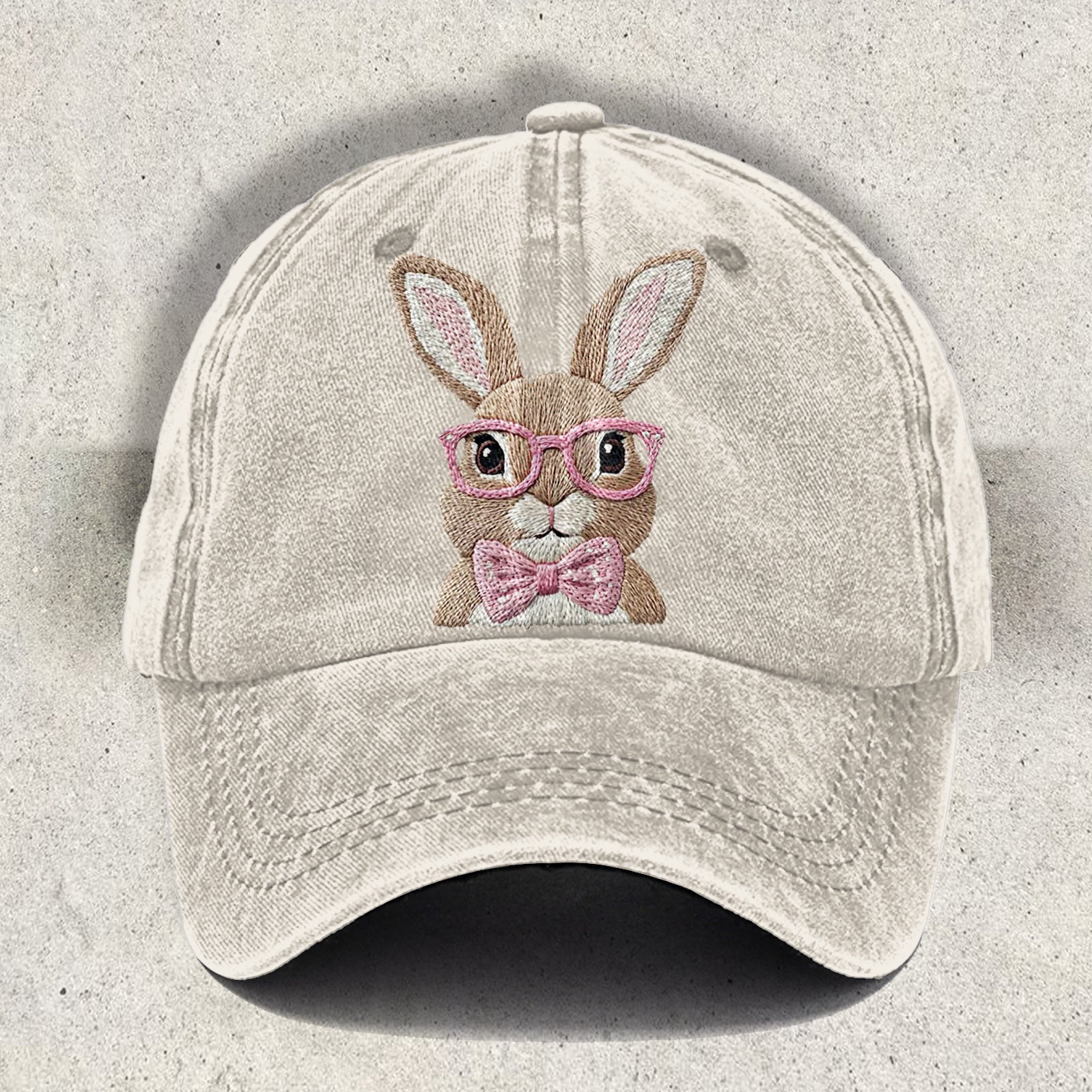 Easter Bunny Print Baseball Cap