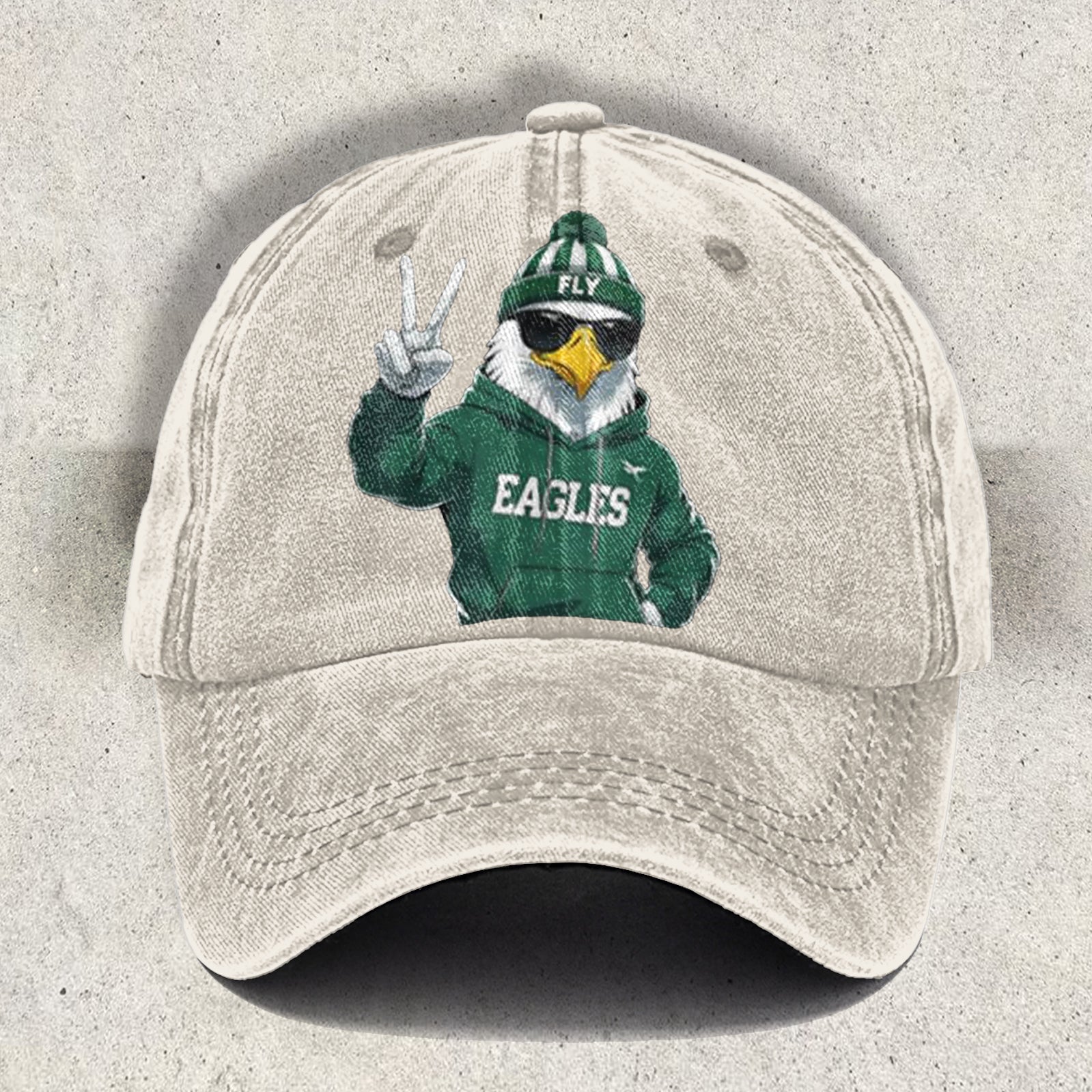 Fly Eagles Football 2025 Championship Print Baseball Cap