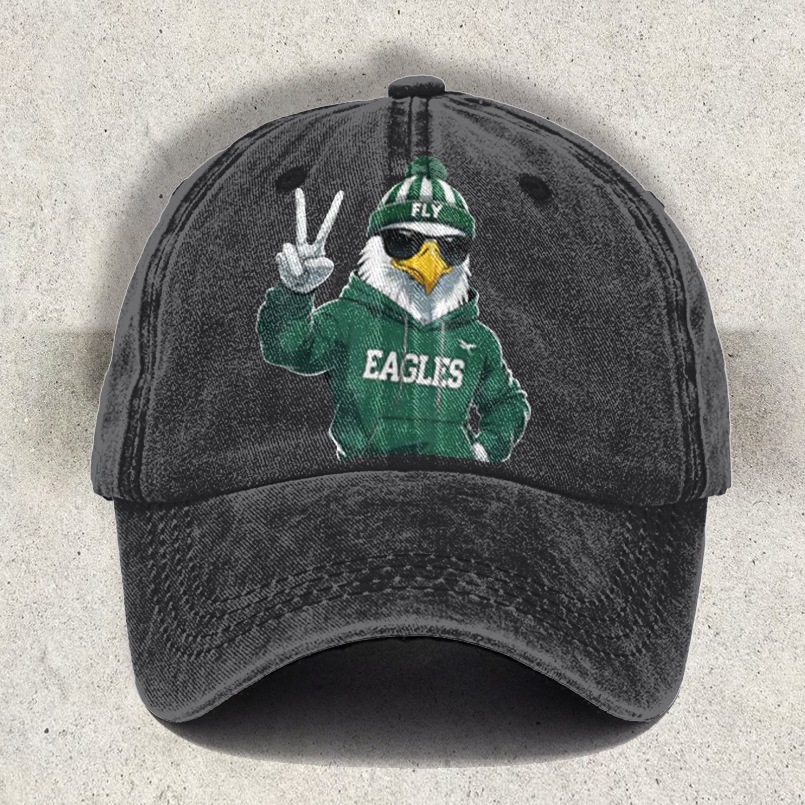 Fly Eagles Football 2025 Championship Print Baseball Cap