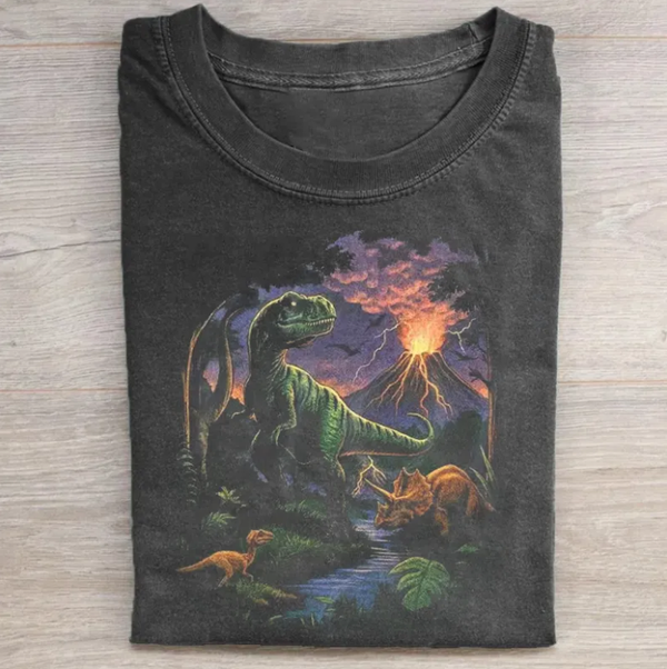 Vintage Jurassic Dinosaur 90s Graphic T-shirt