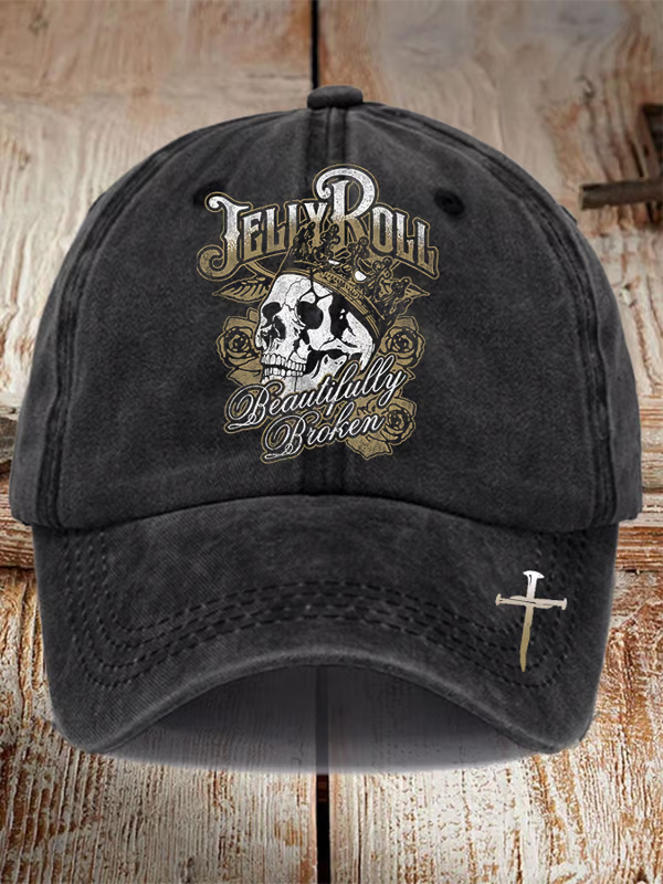 Jelly Roll Beautifully Broken Tour Print Hat