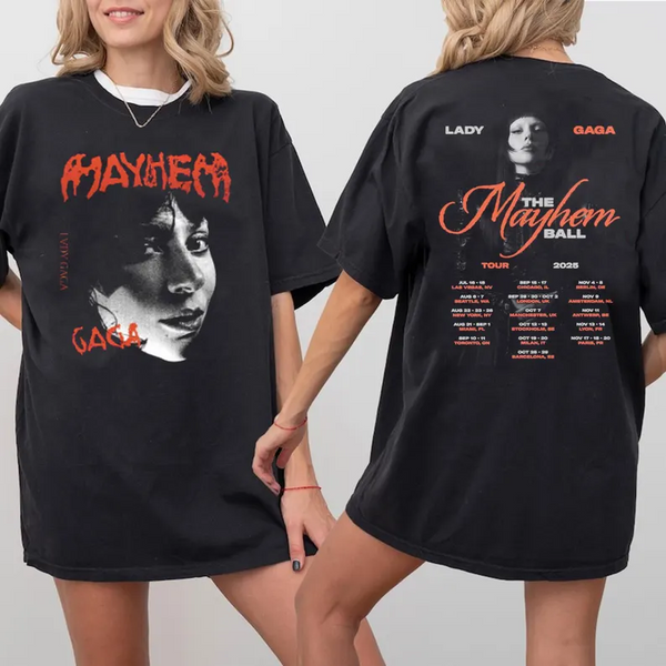 Lady Gaga The Mayhem Ball Tour Shirt