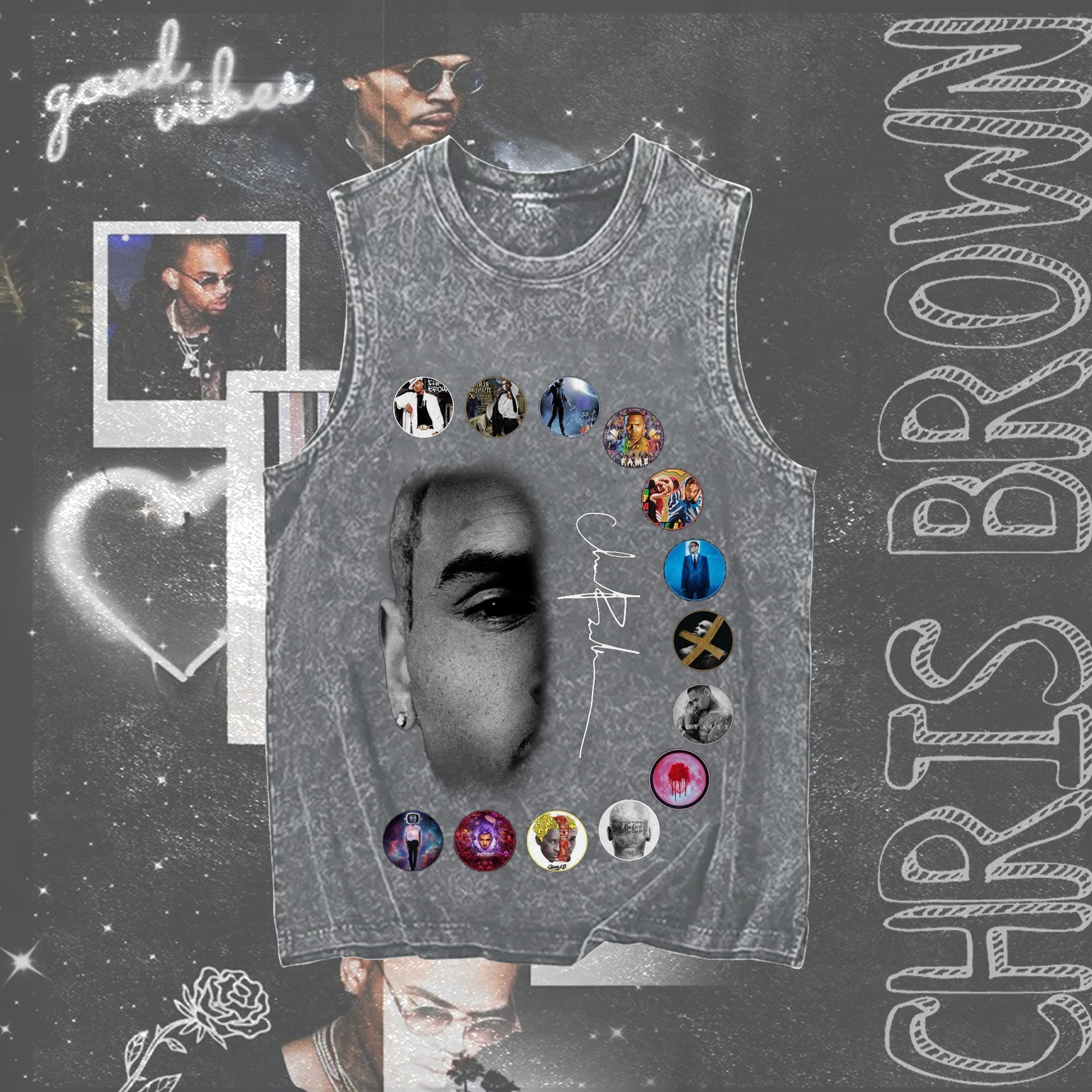 Chris Brown Concert Vintage Tank Top