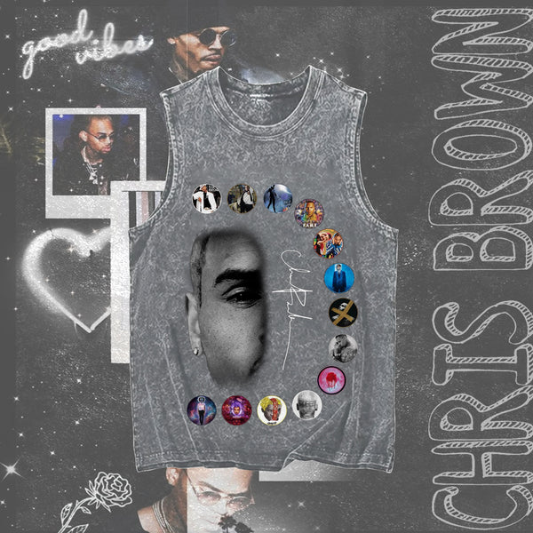 Chris Brown Concert Vintage Tank Top