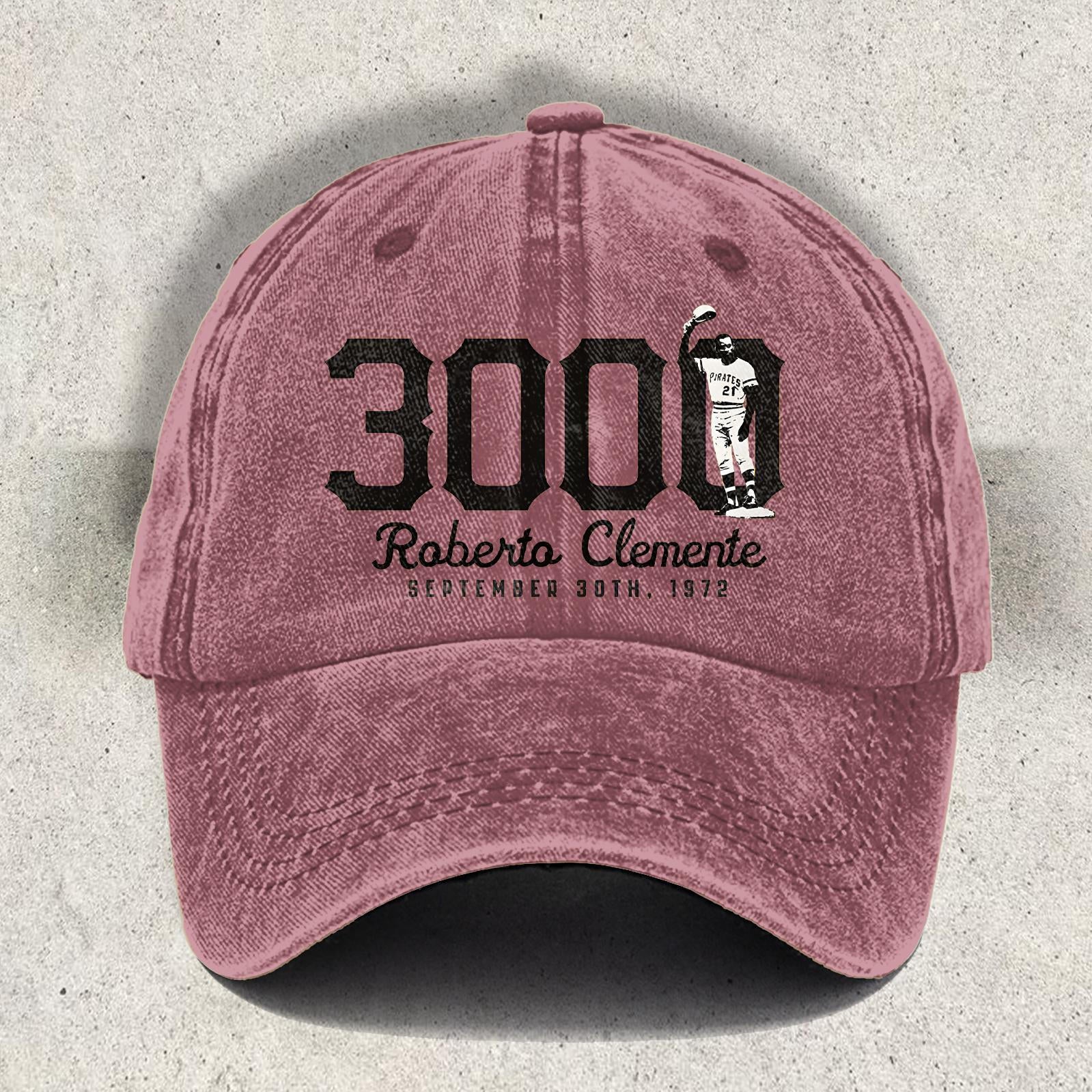 Roberto Clemente Printed Baseball Cap